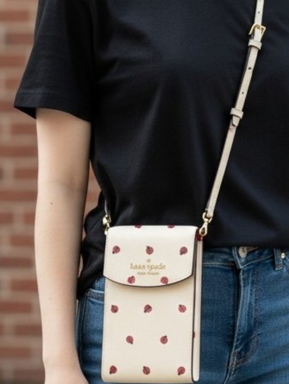 Kate Spade New York ♠️ Staci Ladybug North South Crossbody